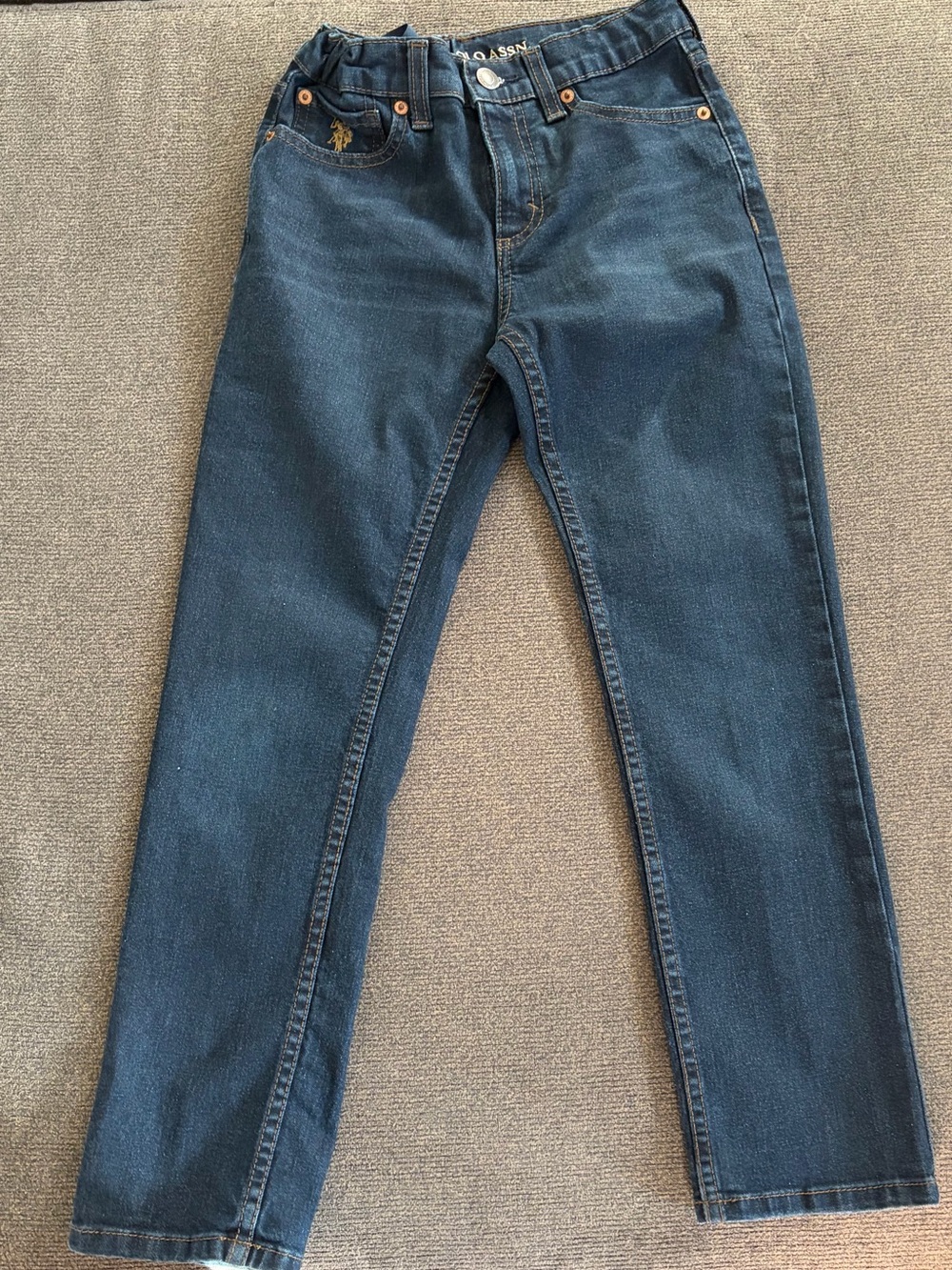 Boys Dark Blue Jeans - Classic Straight Fit